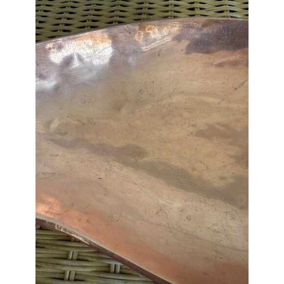 Vintage MCM Copper Footed Fish Shaped Serving Bowl Tray - Picture 15 of 15
